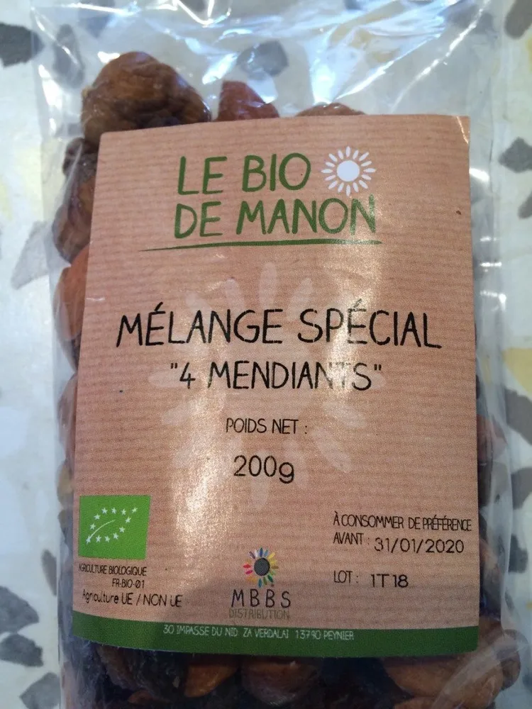 Melange special 4 mendiants