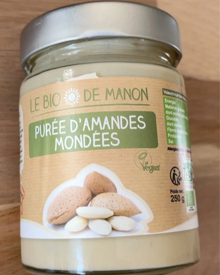 Purée d’amandes mondées