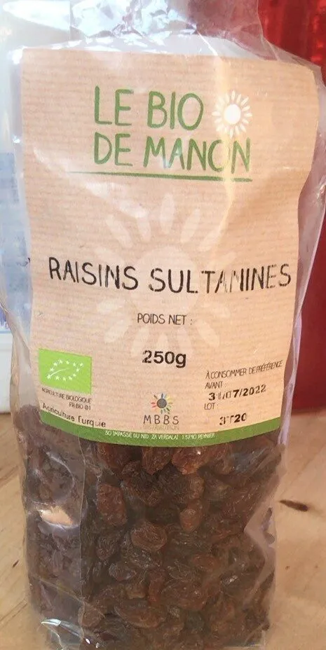 Raisins Sultanines