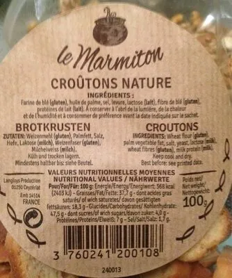 Croutons nature