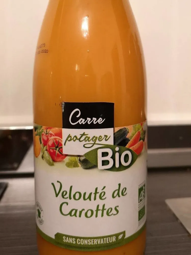 Velouté de carottes bio