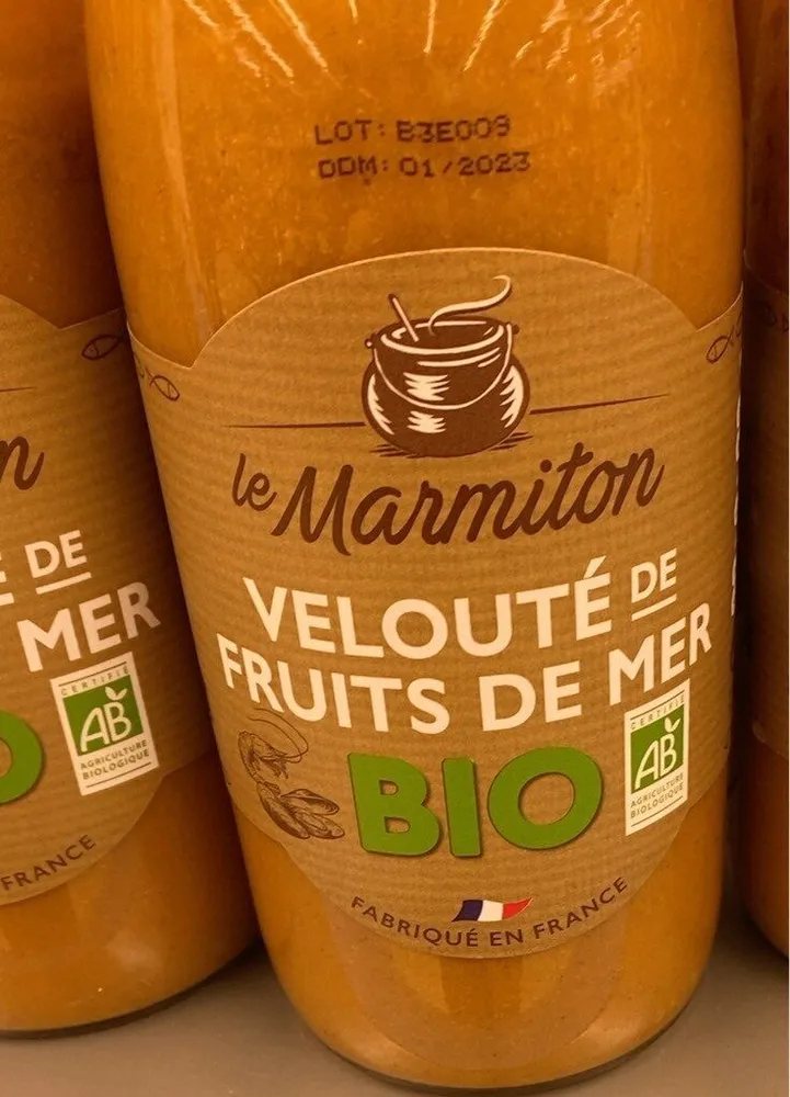 Velouté de fruits de la mer