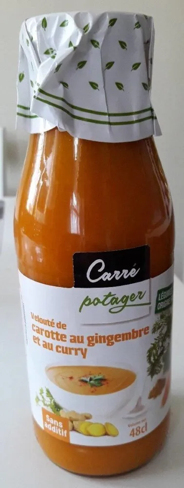 Velouté de carotte au gingembre et au curry