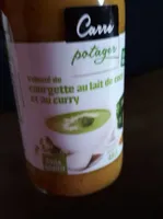 Velouté de courgette au lait de coco et curry