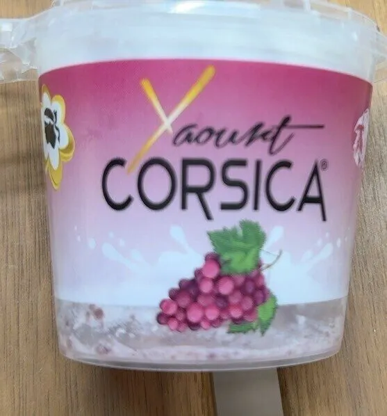 Yaourt Corsica au raisin