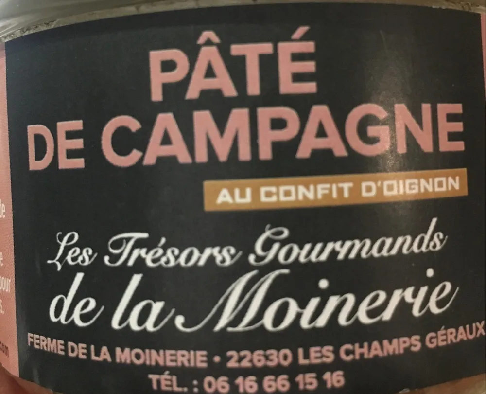 Pâté de campagne au confit d'oignon