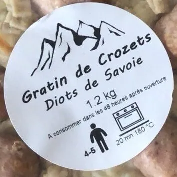 Gratin de crozets, Diots de Savoie