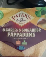 Garlig coriandre pappadums