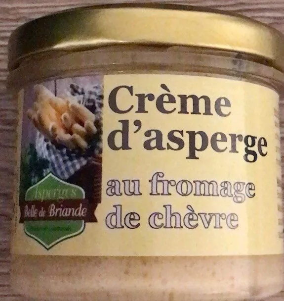 Creme d’asperege au fromage de chevre