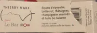 Risotto d’épeautre, butternut, châtaignes, champignons marinés