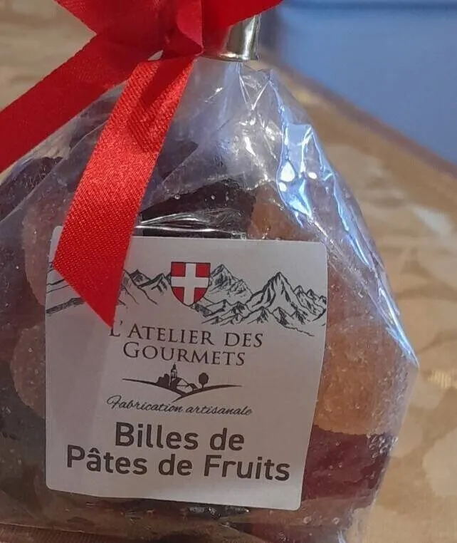 Billes de pâtes de fruits