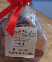 Billes de pâtes de fruits