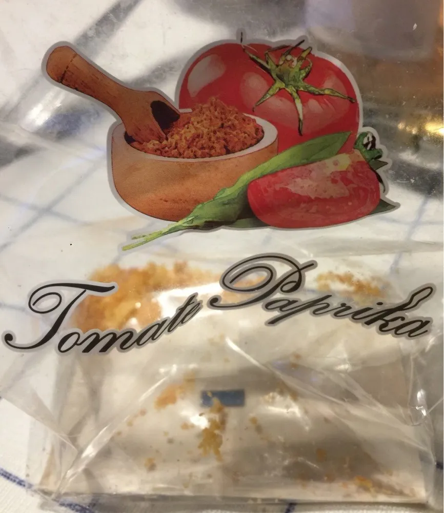 Bricelet tomate paprika