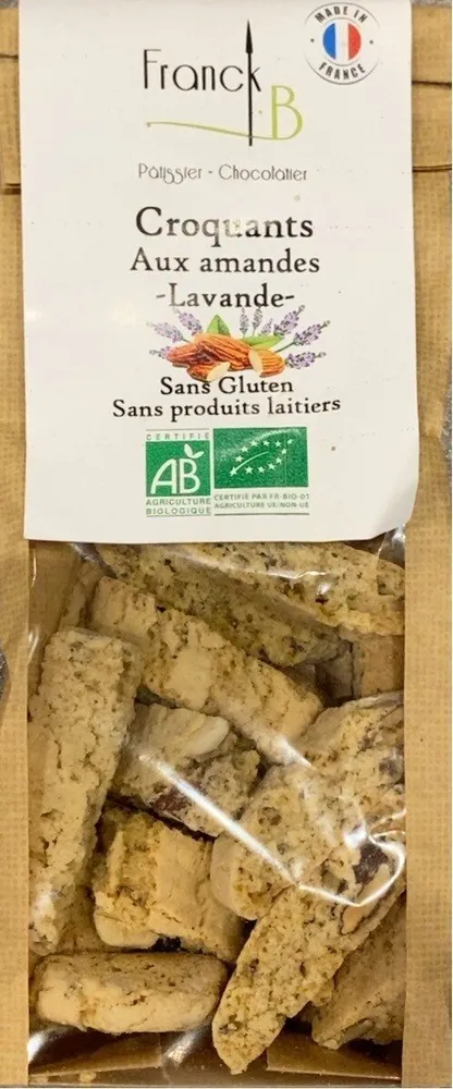 Croquants aux amandes lavande