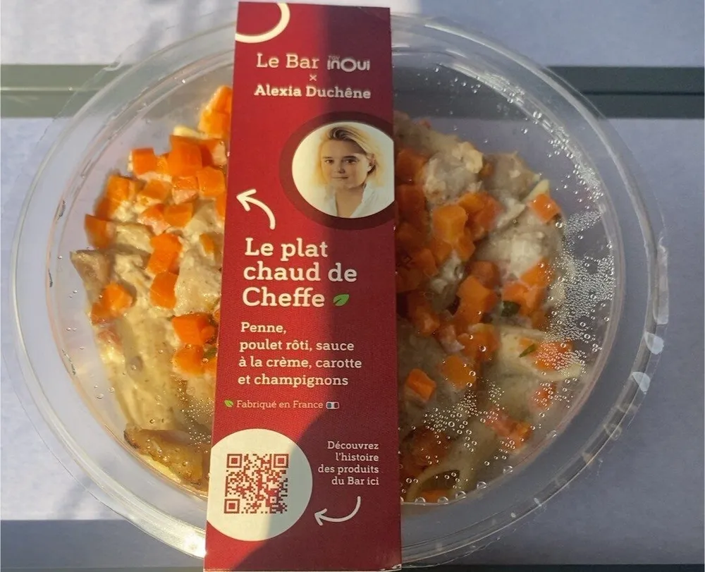 Penne poulet roti