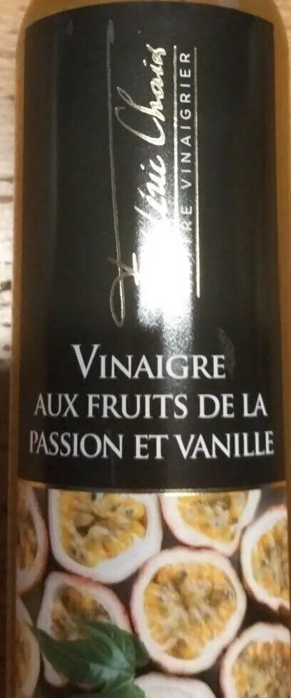 Vinaigre aux fruits de la passion et vanille