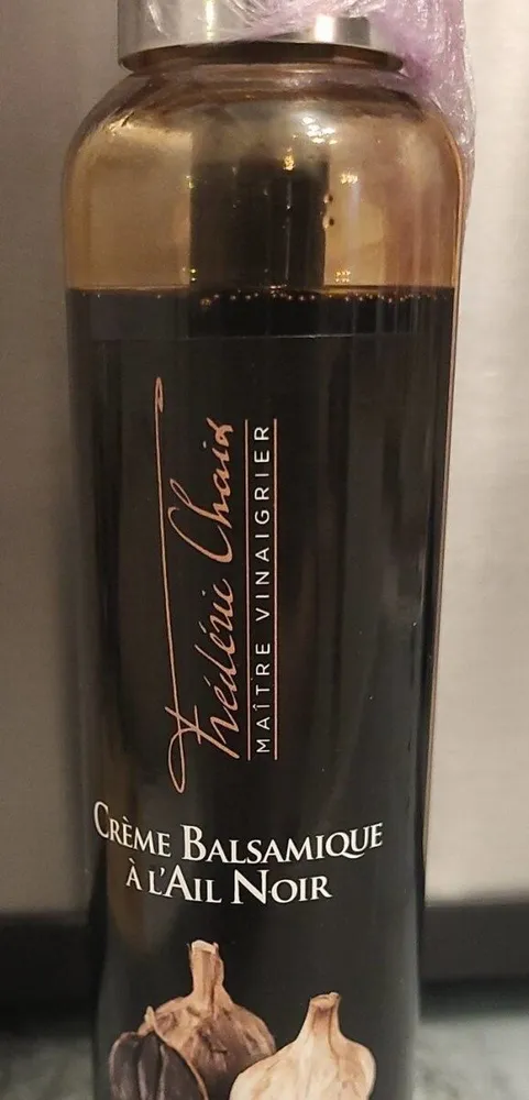 Crème balsamique à l'ail noir