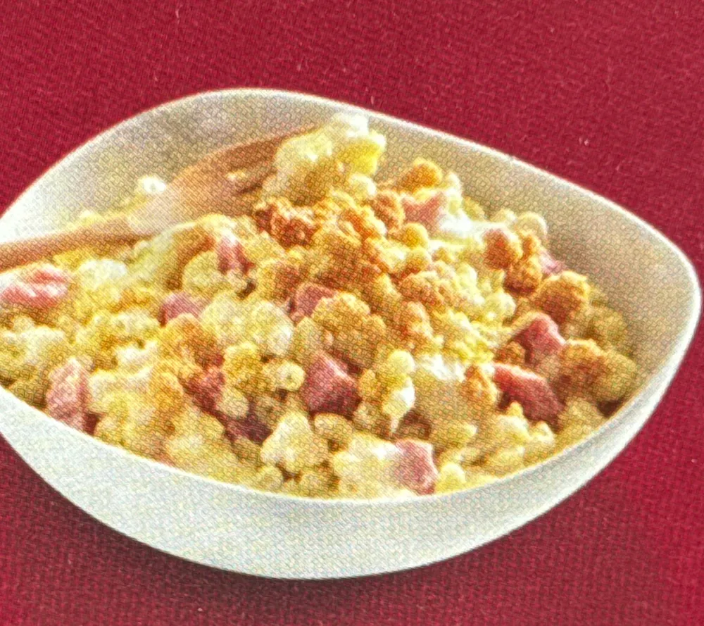 Coquilettes au jambon, gruyère et comté