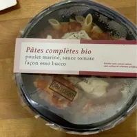 Pâtes completes poulet mariné sauce tomate
