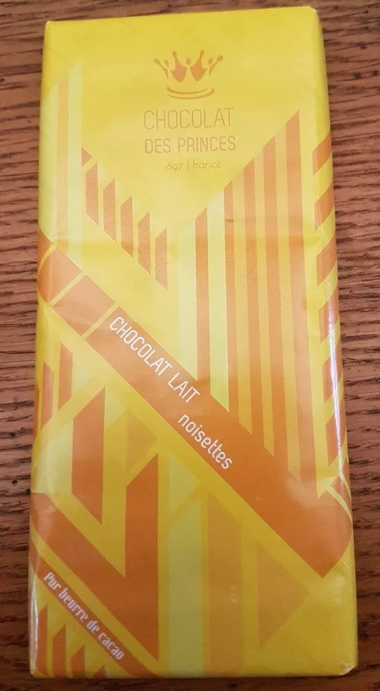 Chocolat lait noisettes
