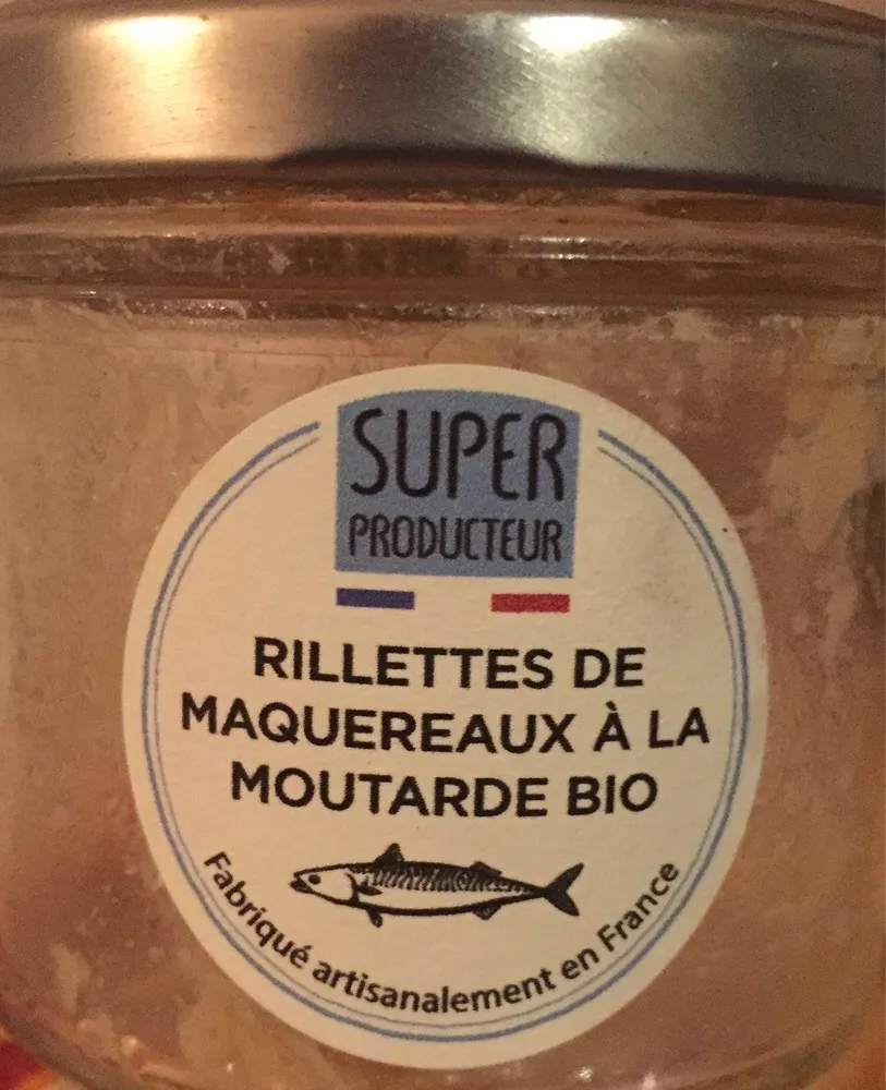 Rillettes de maquereaux à la moutarde bio