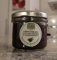 Crème fine bio d'olives noires