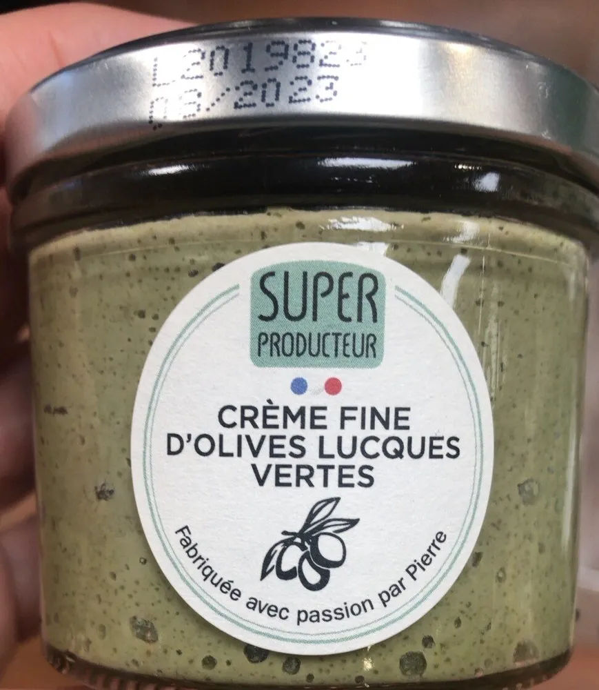 creme fine d’olives lucques vertes