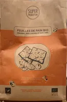 Feuilles de pain bio