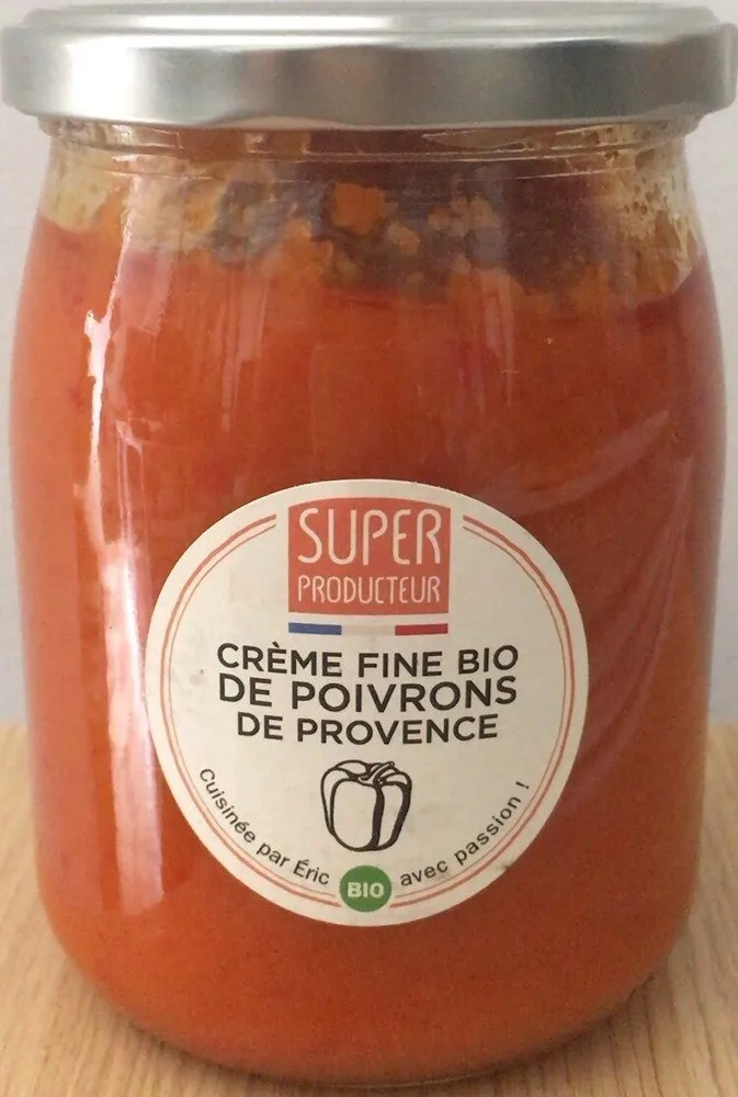 Crème fine Bio de Poivrons de Provence