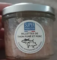 Rillettes de thon fumé et porc