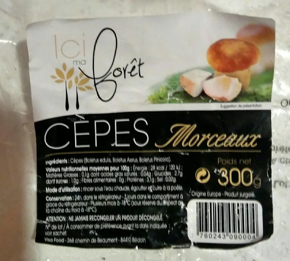 Cèpes Morceaux