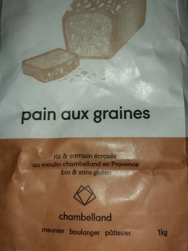 farine préparation pain aux 5 graines