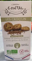 Biscuits salés lentilles vertes