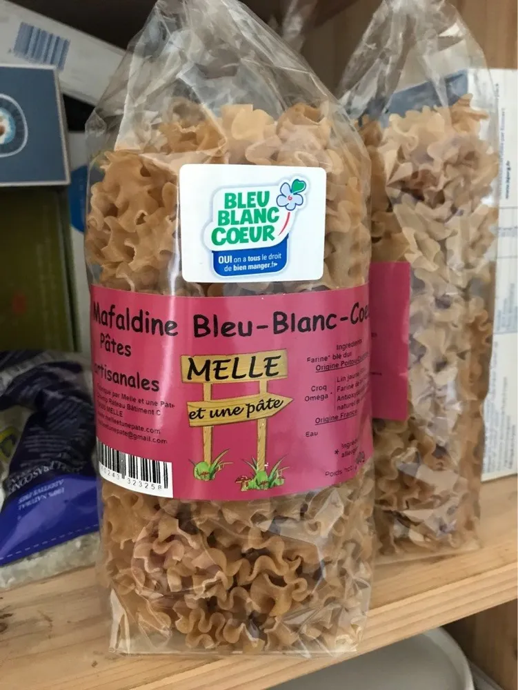 Mafaldine bleu blanc coeur