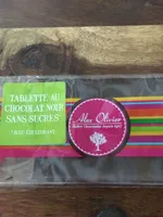Tablette au chocolat noir sans sucres