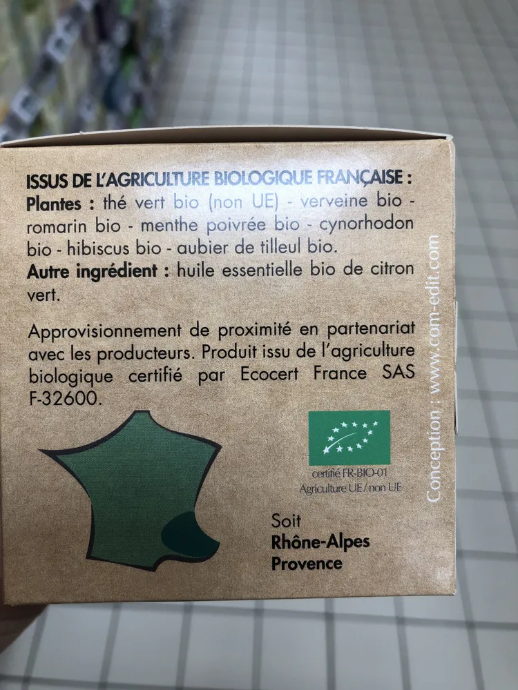 La Baronnie Des Lys Infusion Bio Minceur. BT