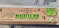 Biscuit bio à la verveine saveur fraise