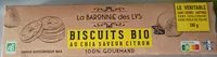 Biscuits au Chia Saveur Citron