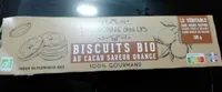 Biscuits bio au cacao saveur orange