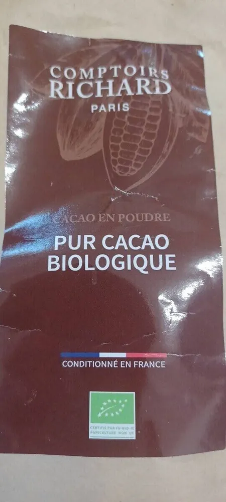 Pur cacao en poudre biologique