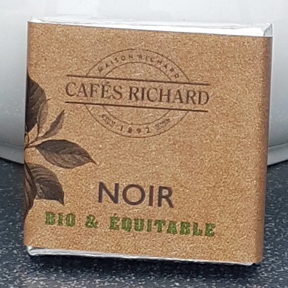 carré chocolat noir bio fairtrade