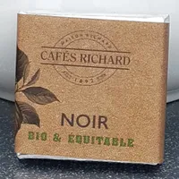 carré chocolat noir bio fairtrade