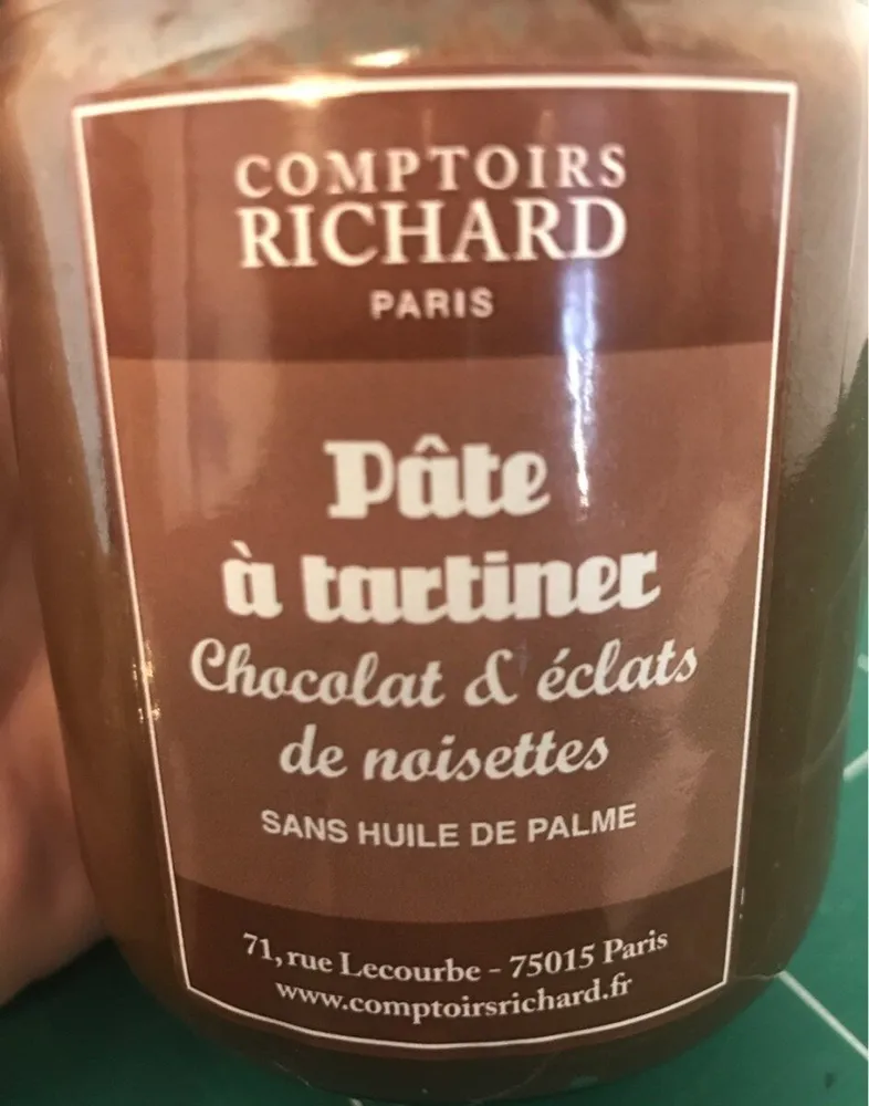 Pâte à tartiner Chocolat & éclats de noisettes