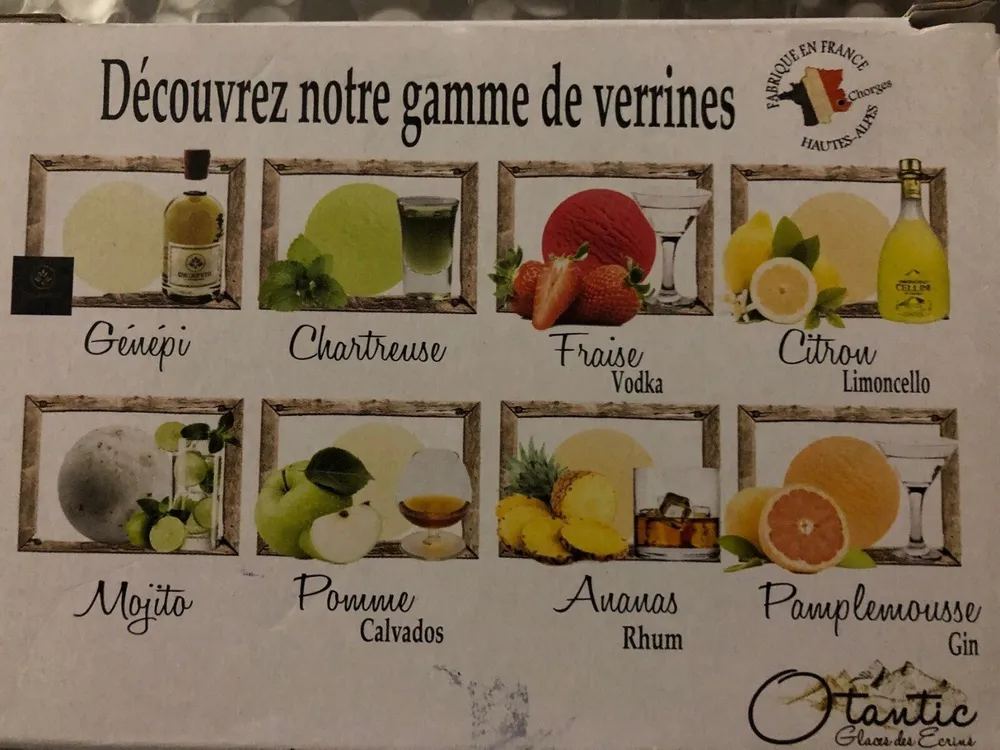 Verrines pause glacée