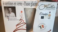 6 verrines en verre "pause glacée"