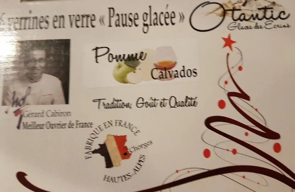Verrines "pause glacée" - pomme calvados