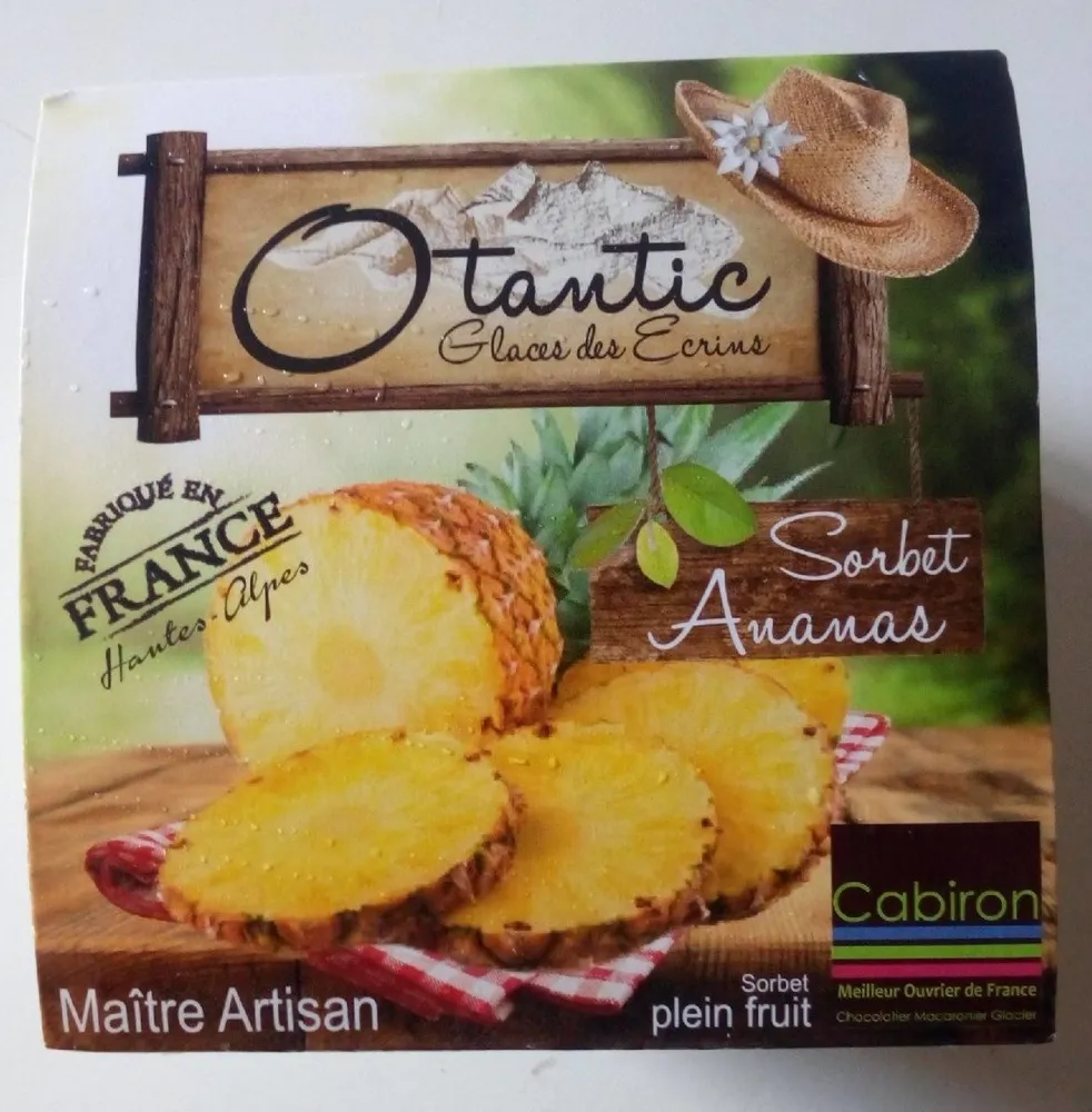 Sorbet ananas