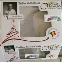 Bûche chocolat bio/framboise bio
