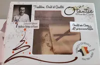 Bûche glacée chocolat noir noix de coco