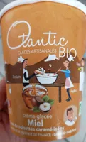 Glace artisanale bio miel noisettes